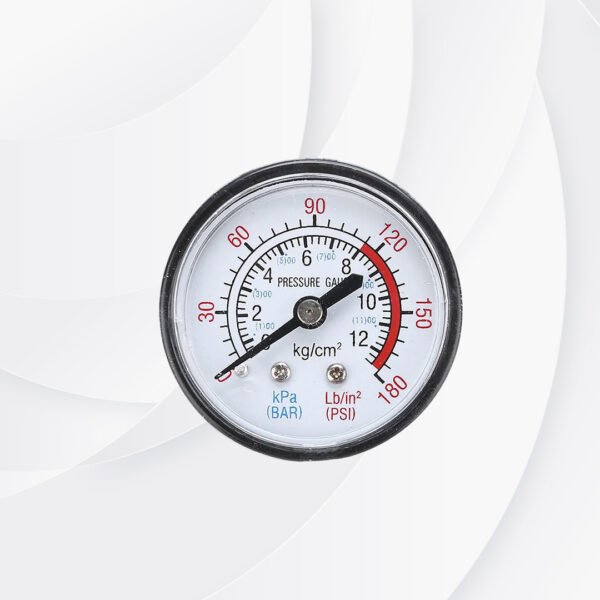 MANÓMETRO 1.6" 180 PSI ANALÓGICO