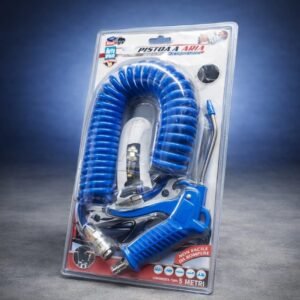 Soplador de aire con manguera espiral